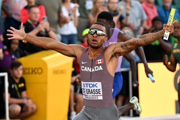 Andre De Grasse Eyes 200m Gold Defense at Paris 2024 Andre_De_Grasse_Eyes_200m_Gold_Defense_at_Paris_2024