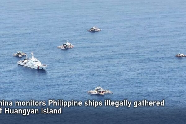 Chinese Coast Guard Monitors Illegal Philippine Ships near Huangyan Island Chinese_Coast_Guard_Monitors_Illegal_Philippine_Ships_near_Huangyan_Island video poster