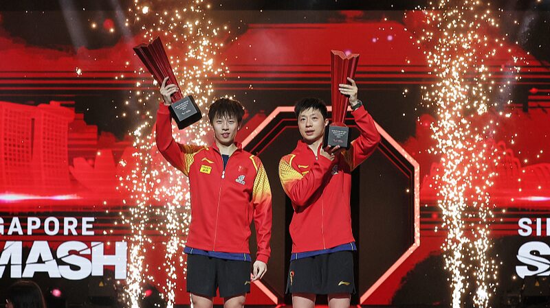 Chinese Paddlers Sweep Doubles Titles at WTT Singapore Smash Chinese_Paddlers_Sweep_Doubles_Titles_at_WTT_Singapore_Smash