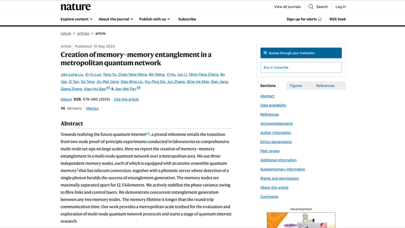 Chinese_Scientists_Achieve_Breakthrough_in_Multi_Node_Quantum_Entanglement