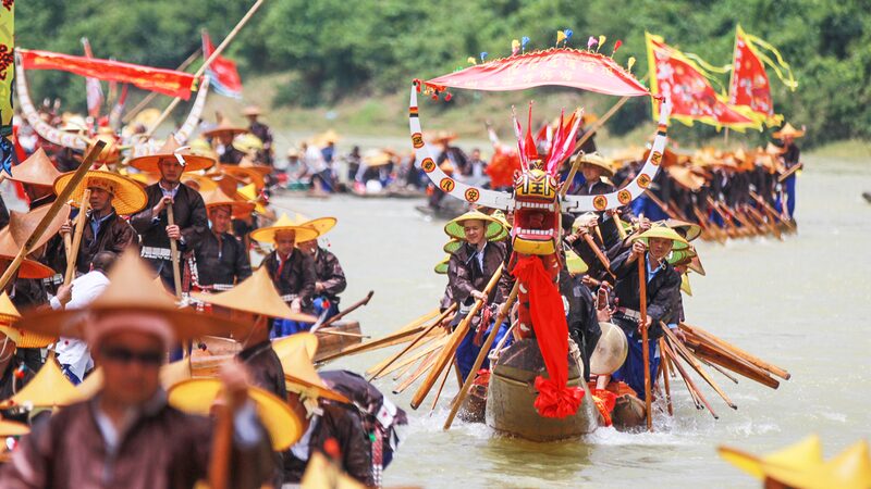 Dive_into_Tradition__Miao_Ethnic_Group_s_Grand_Canoe_Dragon_Boat_Festival_in_Guizhou - My Global News: Voices of a New Era Dive_into_Tradition__Miao_Ethnic_Group_s_Grand_Canoe_Dragon_Boat_Festival_in_Guizhou