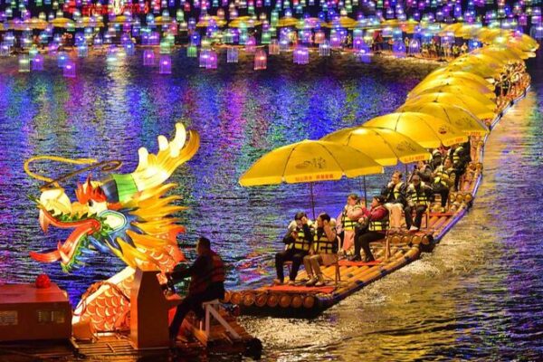 Experience Festive Fun: Bamboo Rafts Illuminate Hubei’s Gongshui River Experience_Festive_Fun__Bamboo_Rafts_Illuminate_Hubei_s_Gongshui_River