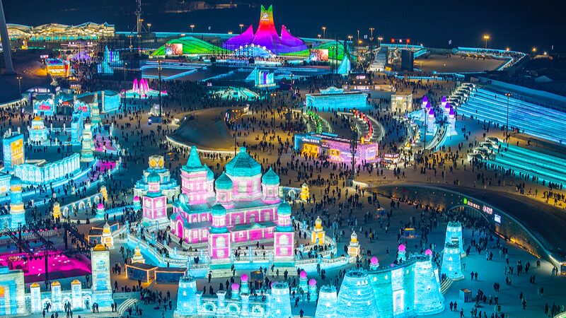 Harbin’s Ice and Snow World Shines with Spectacular Nighttime Sculptures Harbin_s_Ice_and_Snow_World_Shines_with_Spectacular_Nighttime_Sculptures