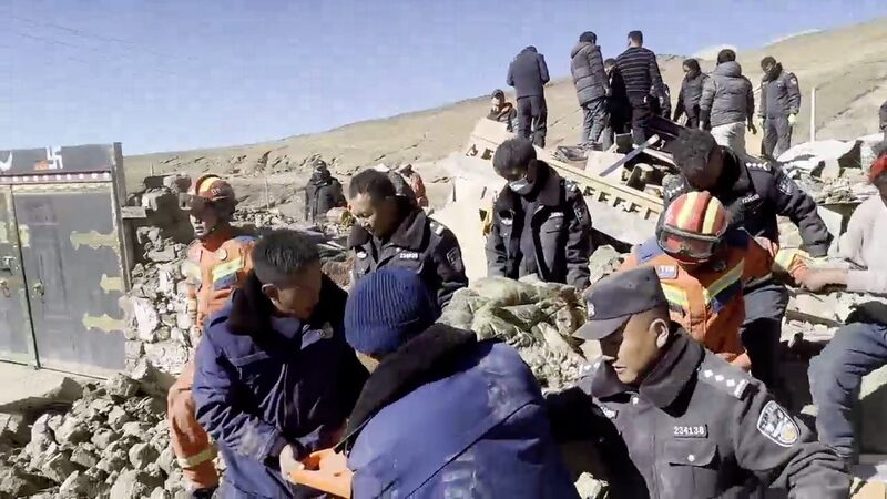 Heroic_Rescue__Man_Saved_After_Powerful_M6_8_Earthquake_in_Xizang video poster