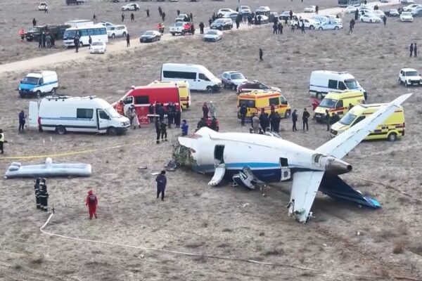 Kazakhstan Plane Crash: Azerbaijan Airlines Flight Collides with Birds, 39 Dead Kazakhstan_Plane_Crash__Azerbaijan_Airlines_Flight_Collides_with_Birds__39_Dead video poster