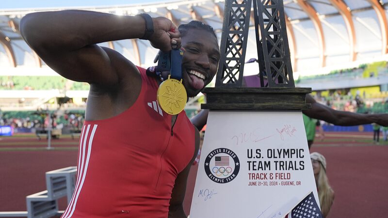 Noah_Lyles_Triumphs_in_100m_at_US_Olympic_Trials__Secures_Paris_Spot - My Global News: Voices of a New Era Noah_Lyles_Triumphs_in_100m_at_US_Olympic_Trials__Secures_Paris_Spot