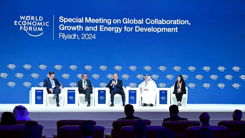 Saudi_Arabia_Calls_for_Stability_Amid_Economic_Strains_at_WEF_Summit