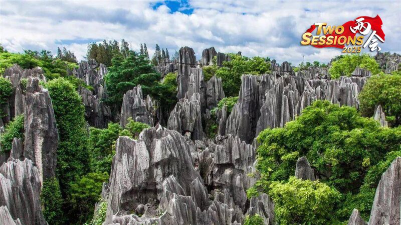 Shenjian_Stone_Forest__Guangxi_s_Enchanting_Karst_Wonderland_poster - My Global News: Voices of a New Era Shenjian_Stone_Forest__Guangxi_s_Enchanting_Karst_Wonderland video poster