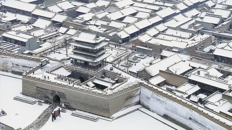 Snow Blanket Transforms Pingyao Ancient City into Winter Wonderland Snow_Blanket_Transforms_Pingyao_Ancient_City_into_Winter_Wonderland