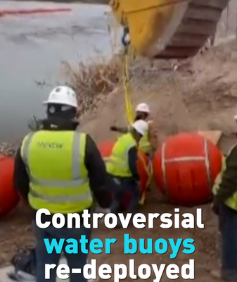 Texas Reinstalls Controversial Water Buoys Amid Migrant Crisis Texas_Reinstalls_Controversial_Water_Buoys_Amid_Migrant_Crisis video poster