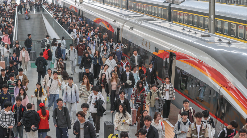 Chinese_Mainland_Rail_Network_to_Handle_144M_Passengers_Over_May_Day_Holiday - My Global News: Voices of a New Era Chinese_Mainland_Rail_Network_to_Handle_144M_Passengers_Over_May_Day_Holiday