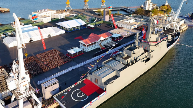 DPRK_Unveils_5_000_Tonne_Choe_Hyon_Class_Destroyer_in_Record_400_Days