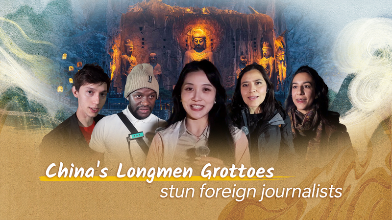 G34EFFJ73M7N2CCSA559 - My Global News: Voices of a New Era Foreign Journalists Awestruck by China’s Longmen Grottoes video poster