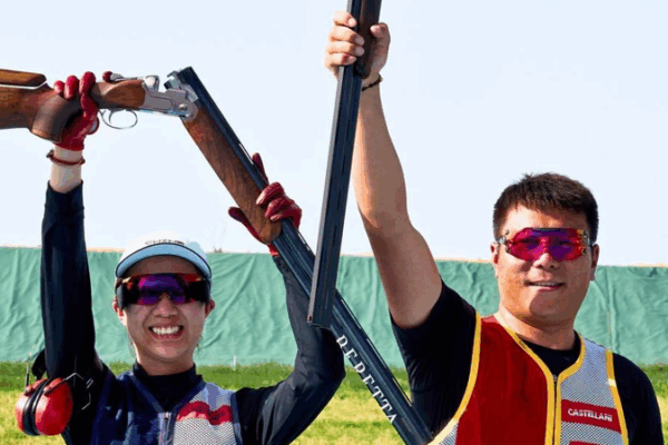 China’s Qi & Zhang Claim First Mixed Team Trap Gold China’s Qi & Zhang Claim First Mixed Team Trap Gold
