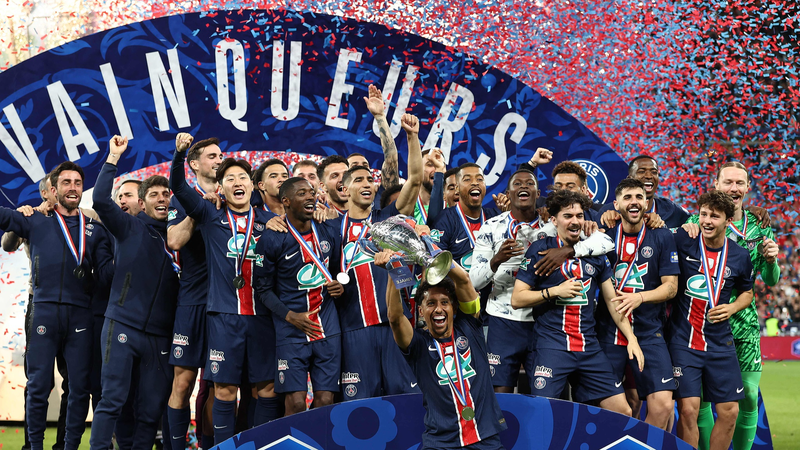 Barcola_Shines_as_PSG_Clinch_16th_Coupe_de_France