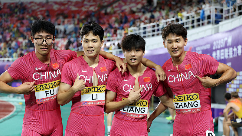 Chinese Mainland Men’s 4x400m Relay Team Sets New National Record Chinese_Mainland_Men_s_4x400m_Relay_Team_Sets_New_National_Record