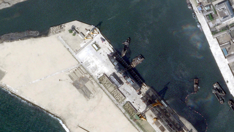 DPRK_Detains_Three_Officials_After_5_000_Tonne_Warship_Launch_Mishap
