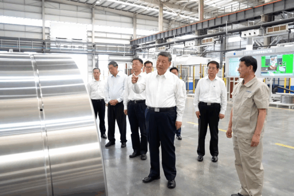 Xi Jinping Tours Luoyangâs Industrial Hubs and Ancient Treasures Xi Jinping Tours Luoyangâs Industrial Hubs and Ancient Treasures video poster