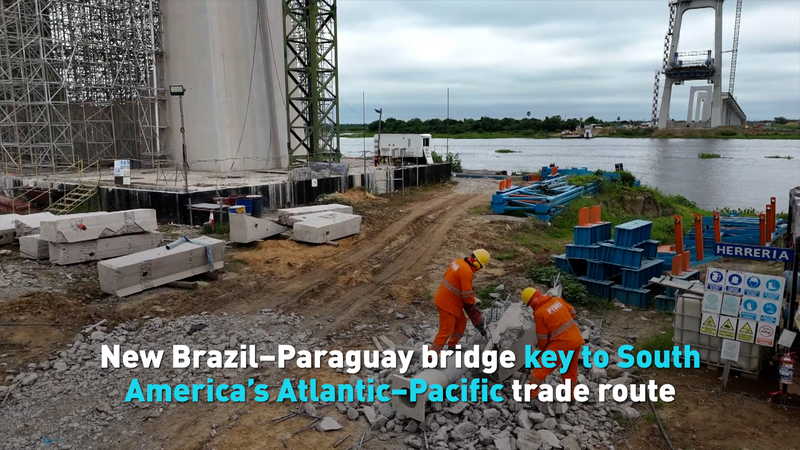 New Brazil–Paraguay Bridge Poised to Revamp Atlantic–Pacific Trade New Brazil–Paraguay Bridge Poised to Revamp Atlantic–Pacific Trade video poster
