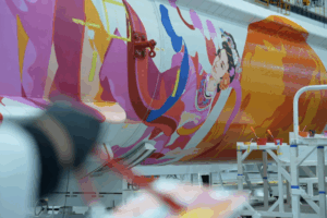 Jacky_Tsai_Transforms_Rocket_into_Space_Bound_Art_Canvas video poster