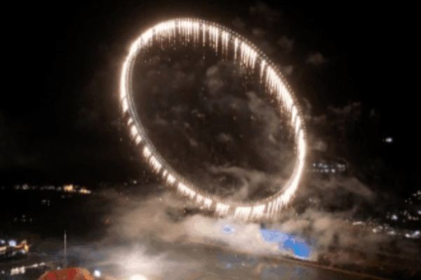 Liuyang’s ‘Shining Chinese Red’ Fireworks Light Up May Day Liuyang’s 'Shining Chinese Red' Fireworks Light Up May Day video poster