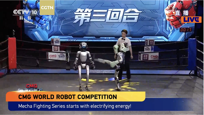 ‘AI Strategist’ Clinches Victory at CMG Robot Combat in Hangzhou