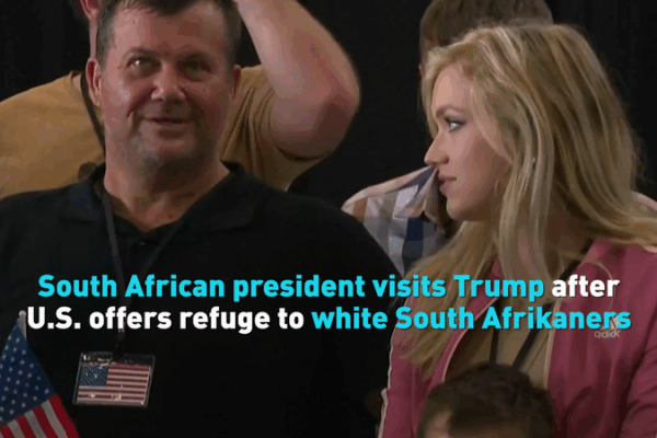 South African President Visits White House Amid Refugee Ruling South_African_President_Visits_White_House_Amid_Refugee_Ruling video poster