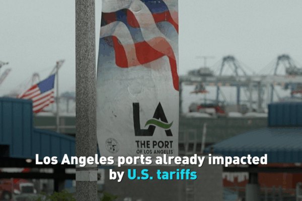 Tariffs Slow L.A. Ports, Threaten Jobs Tariffs_Slow_L_A__Ports__Threaten_Jobs video poster