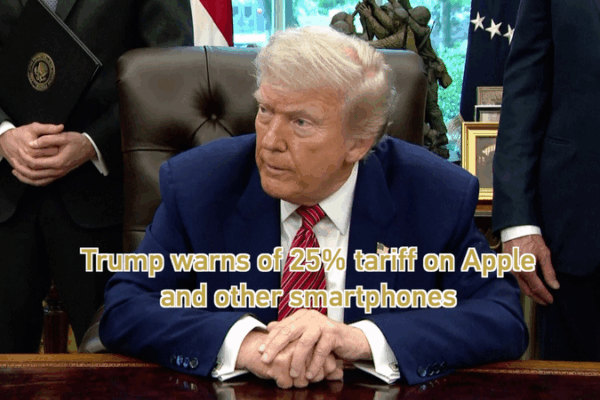 Trump Threatens 25% Tariff on Apple and Foreign-Made Smartphones Trump_Threatens_25__Tariff_on_Apple_and_Foreign_Made_Smartphones video poster