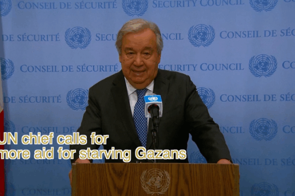 UN Chief Demands Swift Aid Delivery to Starving Gazans UN_Chief_Demands_Swift_Aid_Delivery_to_Starving_Gazans video poster