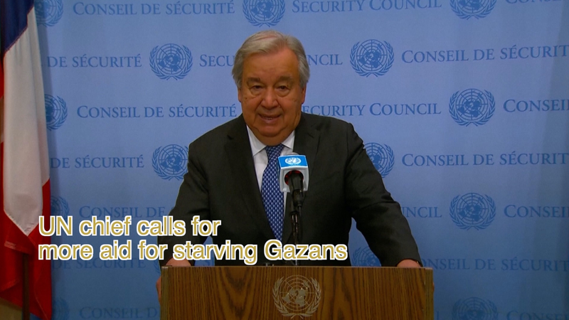 UN_Chief_Demands_Swift_Aid_Delivery_to_Starving_Gazans video poster