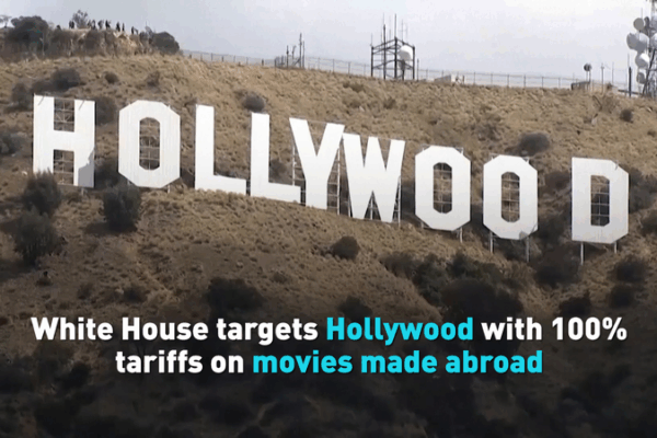 U.S. Imposes 100% Tariff on Foreign Films, Hollywood in Focus U_S__Imposes_100__Tariff_on_Foreign_Films__Hollywood_in_Focus video poster