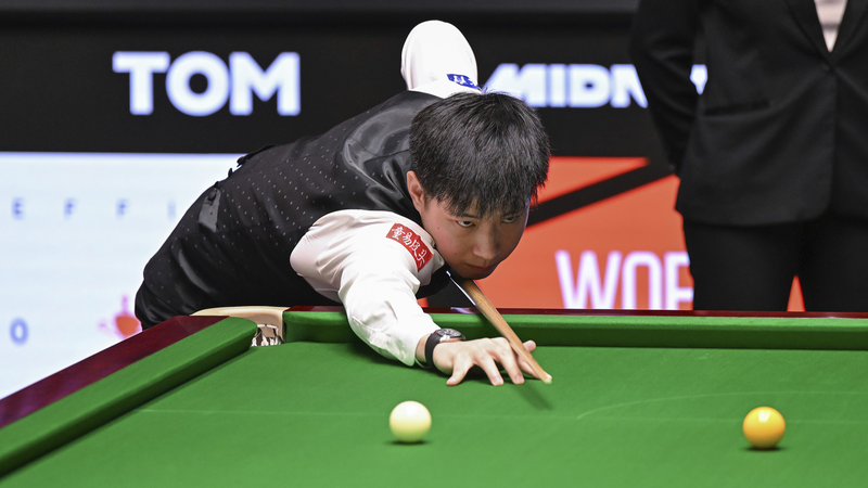 Zhao Xintong Reaches First World Snooker Championship Semifinals Zhao_Xintong_Reaches_First_World_Snooker_Championship_Semifinals