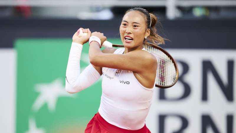 Zheng Qinwen Books Third Straight Italian Open Quarterfinal Zheng_Qinwen_Books_Third_Straight_Italian_Open_Quarterfinal