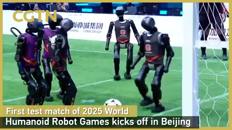 4FBOTGH8QITZI511YZVP - My Global News: Voices of a New Era Beijing Debuts World’s First Humanoid Robot Games video poster