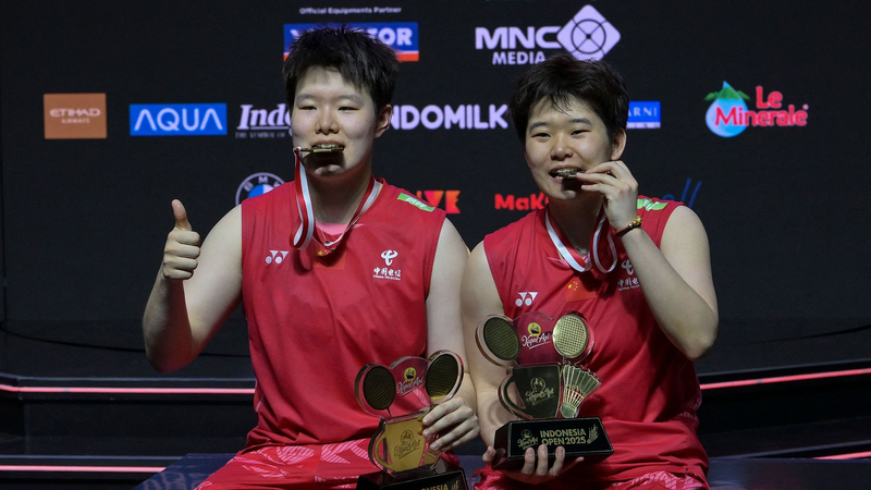 7W4ES11PY15PZ8SLCZNZ - My Global News: Voices of a New Era Liu Shengshu and Tan Ning Triumph in Thrilling Indonesia Open Women’s Doubles Final