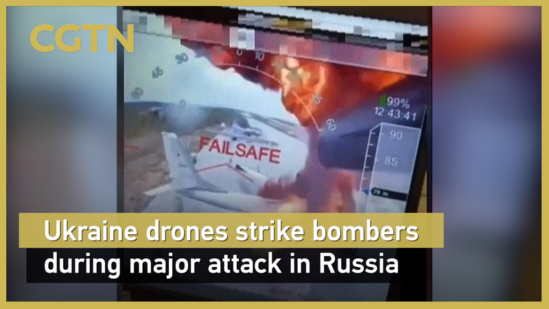 82Y0T6E23SSWQ5VQX2XN - My Global News: Voices of a New Era Ukraine’s Spider’s Web Drone Strike on Russian Warplanes video poster