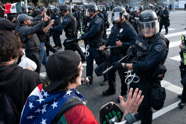 Clashes Erupt in Downtown LA After ICE Raids Spark Mass Protests Clashes_Erupt_in_Downtown_LA_After_ICE_Raids_Spark_Mass_Protests video poster