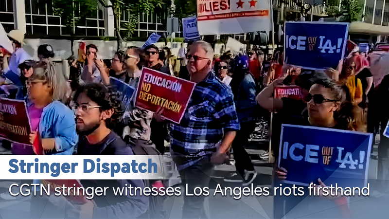 DWZC6BY749ZM0BSLAEAC - My Global News: Voices of a New Era LA Erupts as Thousands Protest Trump’s National Guard Deployment video poster