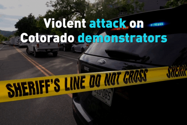 Federal Hate Crime Charges Filed After Boulder Demonstration Attack Federal_Hate_Crime_Charges_Filed_After_Boulder_Demonstration_Attack video poster