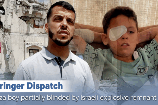 Gaza Boy Partially Blinded by Unexploded Ordnance Gaza_Boy_Partially_Blinded_by_Unexploded_Ordnance video poster