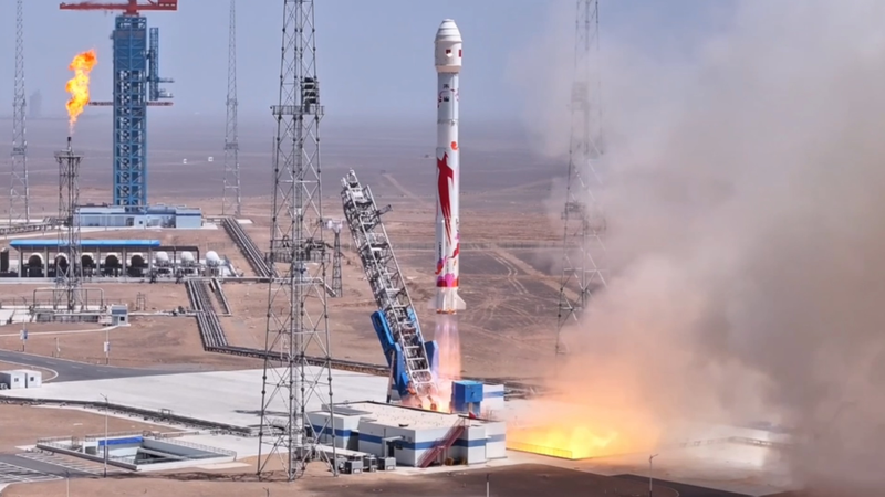 Jacky Tsai’s Rocket-Canvas Blasts Art Into Space Jacky Tsai’s Rocket-Canvas Blasts Art Into Space video poster