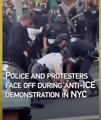 NYC Anti-ICE Protest Sees 86 Arrests as Tensions Flare NYC_Anti_ICE_Protest_Sees_86_Arrests_as_Tensions_Flare video poster