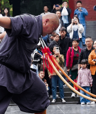 Shaolin’s Spear-Throat Stunt Showcases Controlled Strength Shaolin_s_Spear_Throat_Stunt_Showcases_Controlled_Strength video poster