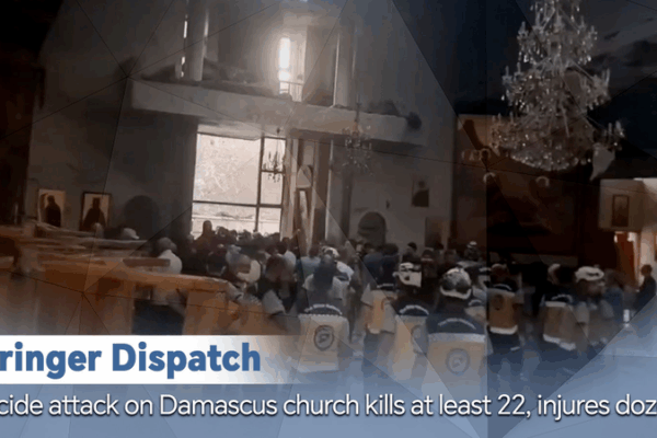 Suicide Bomb in Damascus Church Kills 22, Injures Dozens Suicide_Bomb_in_Damascus_Church_Kills_22__Injures_Dozens video poster