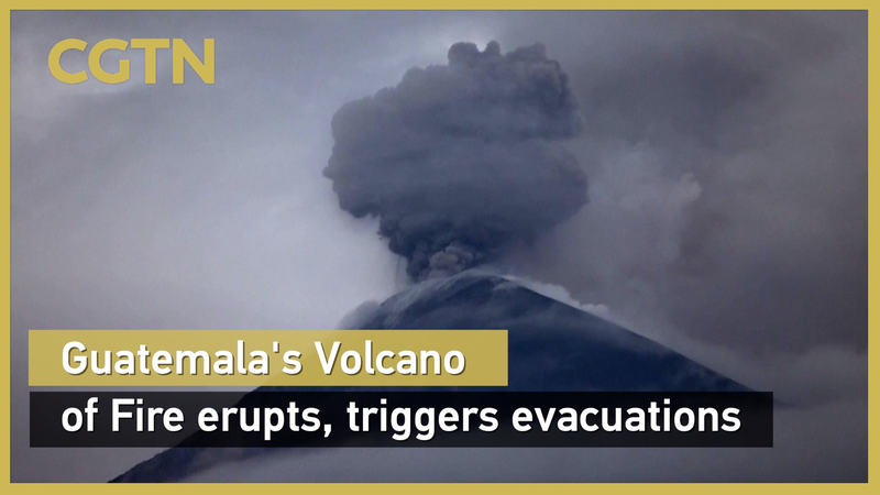 U6DGB9NNC0KGCG24MQUO - My Global News: Voices of a New Era Guatemala’s Volcano of Fire Erupts, Over 500 Evacuated video poster