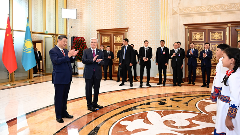Xi and Tokayev Share Cultural Moment at Astana Summit Xi_and_Tokayev_Share_Cultural_Moment_at_Astana_Summit video poster