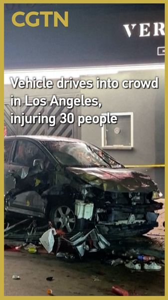 Car_Rams_into_Hollywood_Crowd__30_Injured_in_Early_Morning_Chaos video poster