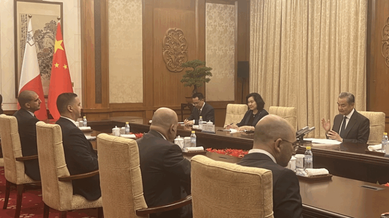 Chinese__Maltese_Foreign_Ministers_Meet_in_Beijing
