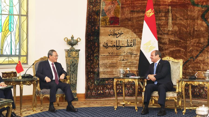 E6STNQOBO5UZIB12DQ09 - My Global News: Voices of a New Era Premier Li Qiang’s Egypt Visit Boosts China-Egypt Partnership